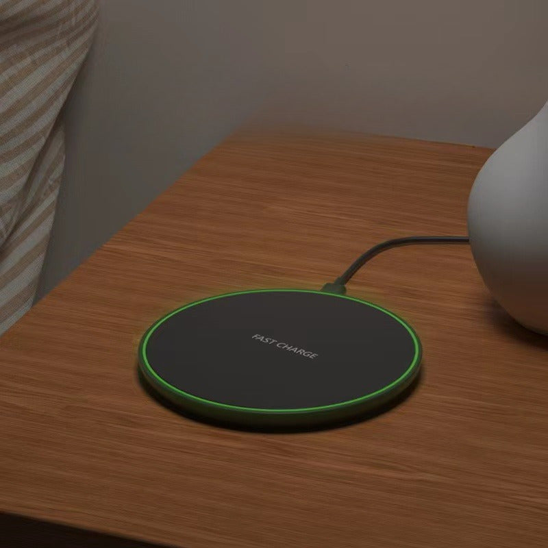 BowLift | 15W Wireless Charging Pad for iPhone & Android – Fast Wireless Charger Base with Sleek Design for Home & Office | Apple & Samsung Compatible