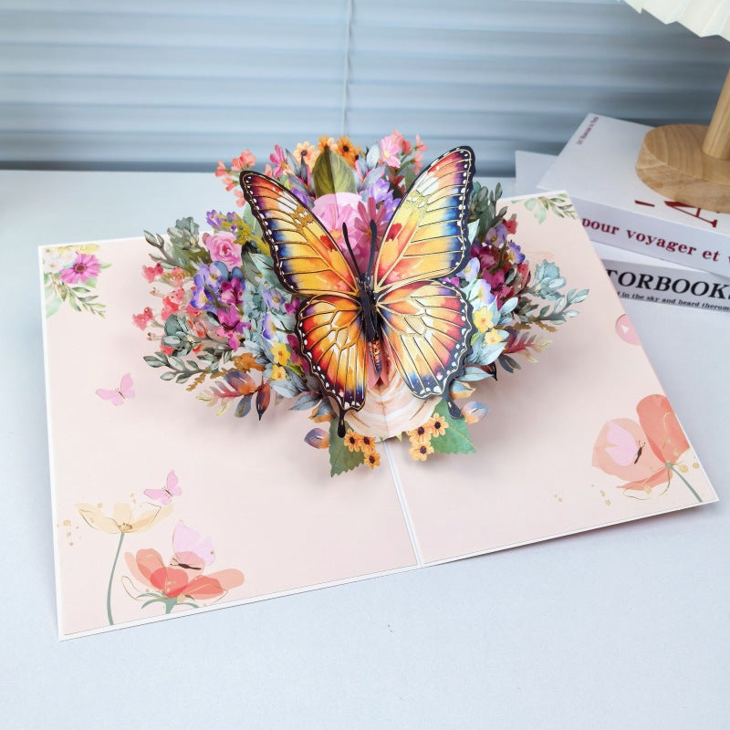 BowLift | Creative 3D paper cut-out card with popup greeting card