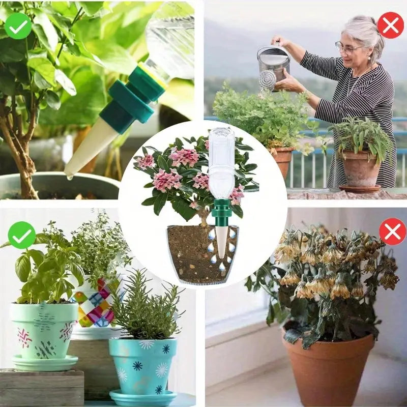 BowLift | Self-watering spikes for plants – Automatic drip tips for bottles