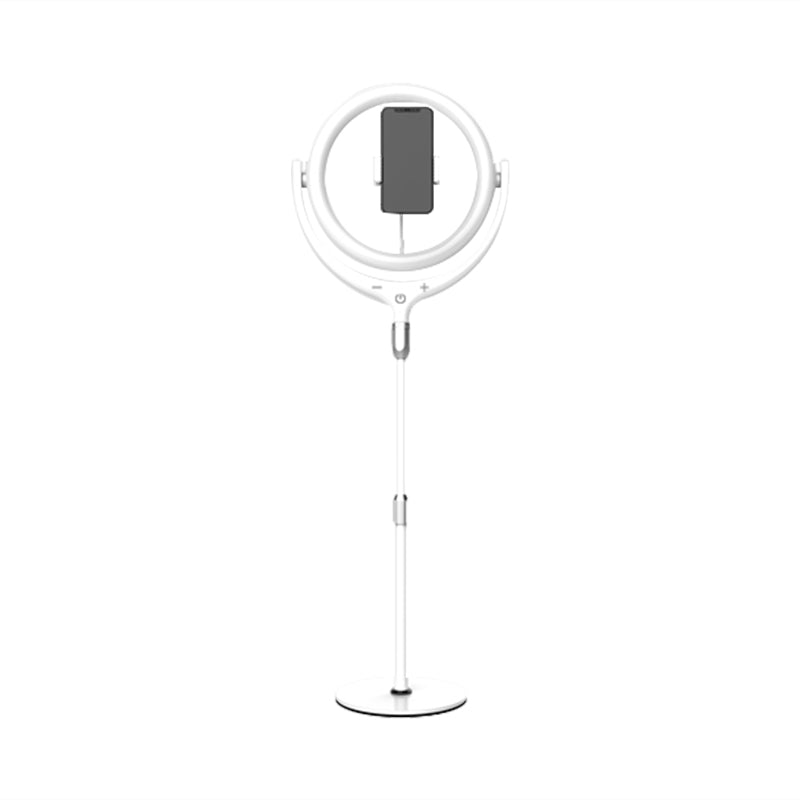 BowLift | Modern LED Mirror Lamp Black/White Rotatable Ring USB Live Fill Lamp with Metal Shade