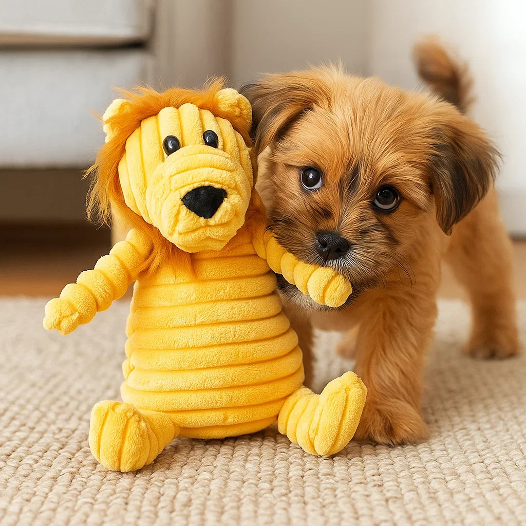BowLift | Dog Toy Plush Squeaky Chew Animal