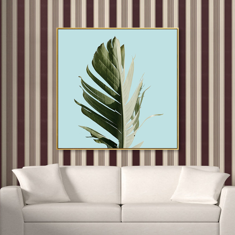 BowLift | Banana Leaf Canvas Tropics Aesthetics Botanics Wall Art Print in Green for Bedroom