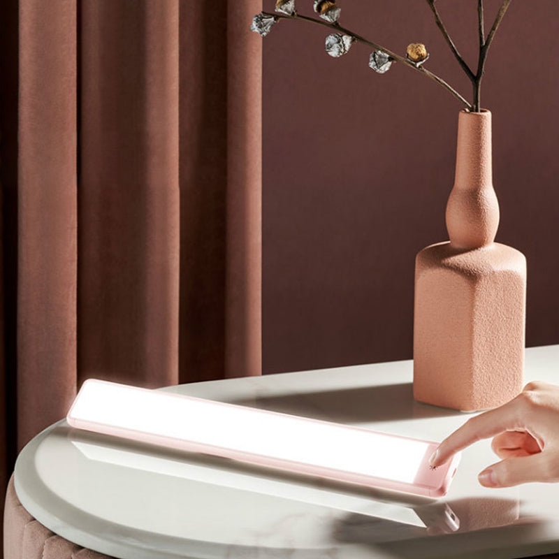 BowLift | Plastic Extended Vanity Lighting Fixture Modern Style LED Pink Wall Light Wall Lamp for Bedroom