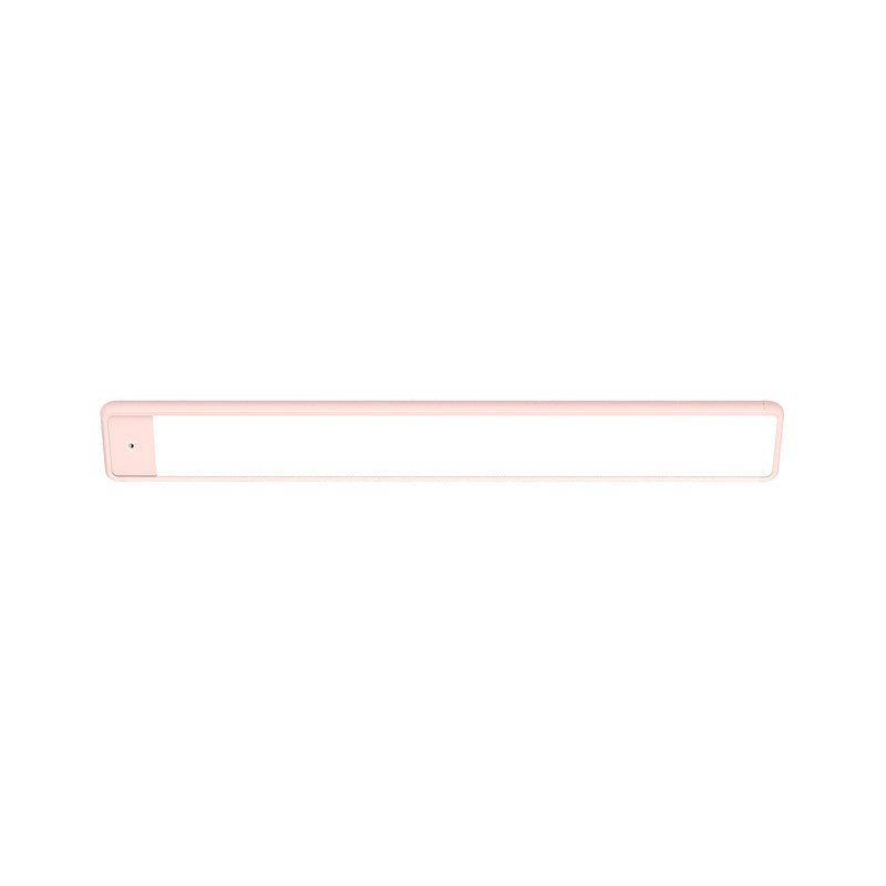 BowLift | Plastic Extended Vanity Lighting Fixture Modern Style LED Pink Wall Light Wall Lamp for Bedroom
