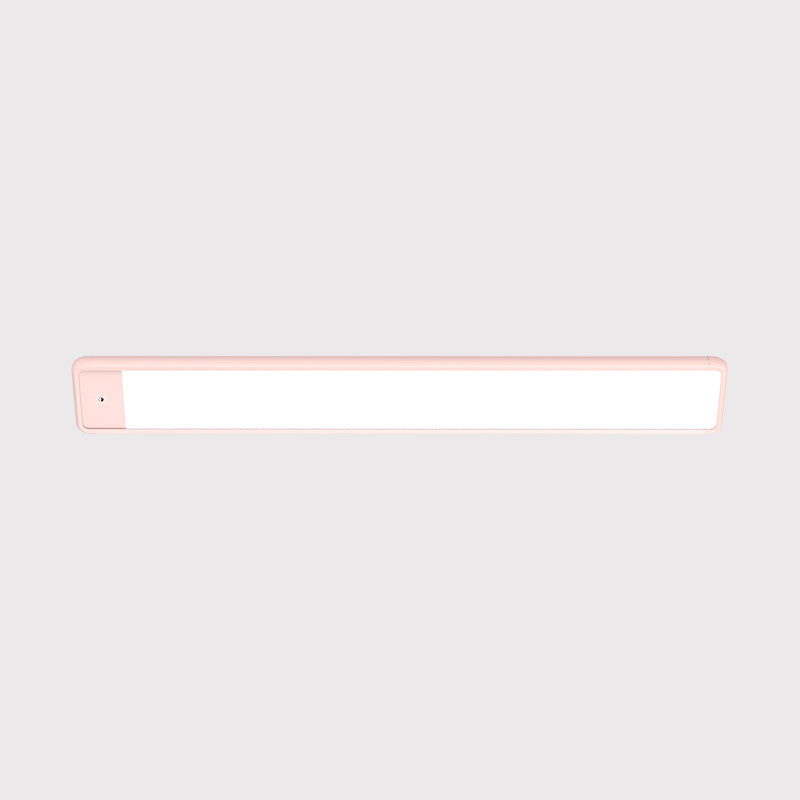 BowLift | Plastic Extended Vanity Lighting Fixture Modern Style LED Pink Wall Light Wall Lamp for Bedroom