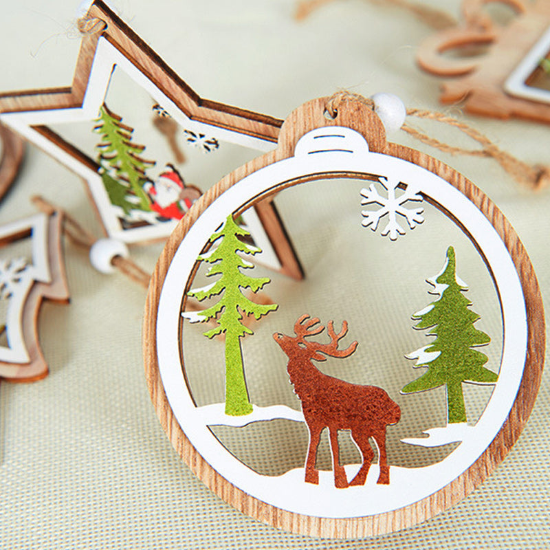 BowLift | Christmas Wooden Pendant