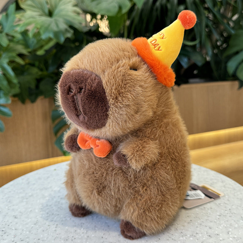 BowLift | Birthday Capybara Plush Toy