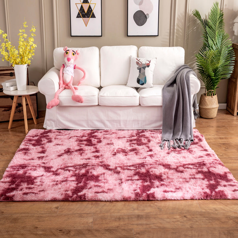 BowLift | Creative Rust Metal Look Rug Pastel Color Industrial Rug Synthetic Non-Slip Backing Easy Maintenance Rug for Home