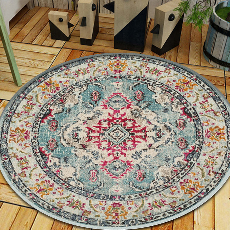 BowLift | Shabby Tribal Rug Pastel Moroccan Rug Polypropylene Pet Friendly Non-Slip Rug for Living Room
