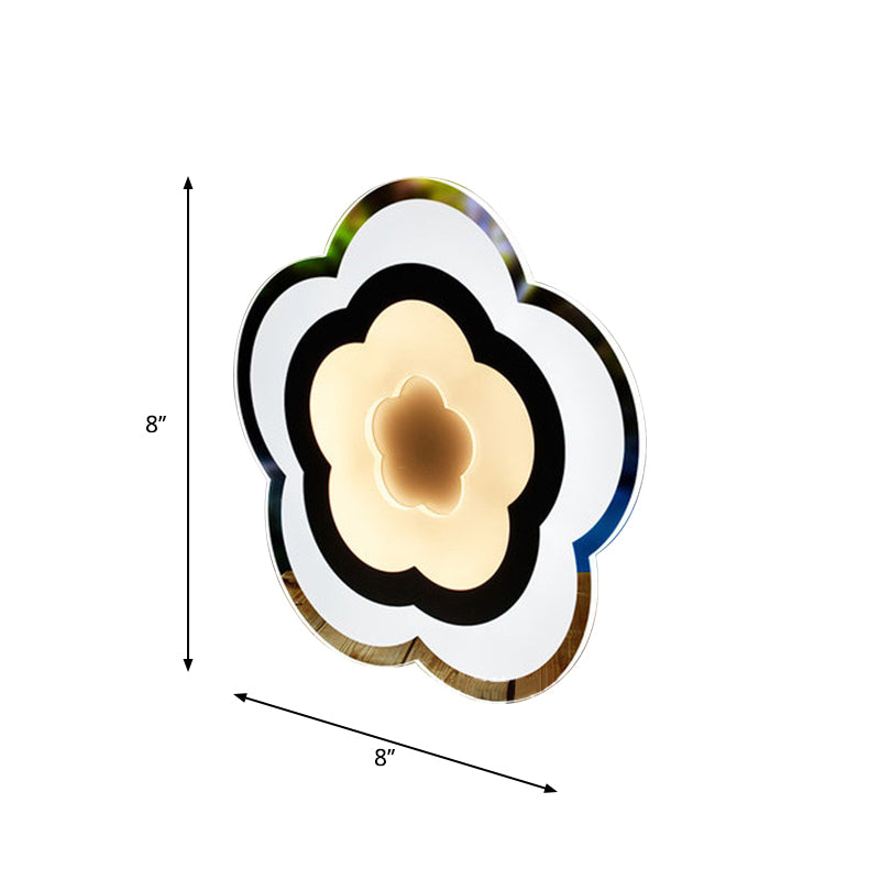 BowLift | Diamond/Branch/Flower Acrylic LED Wall Lamp Light Minimalist White Wall Spotlight Lighting for Bedroom