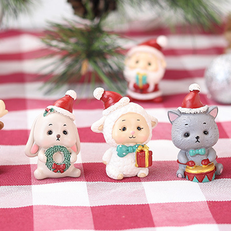 BowLift | Handmade Animal Santa Ornaments