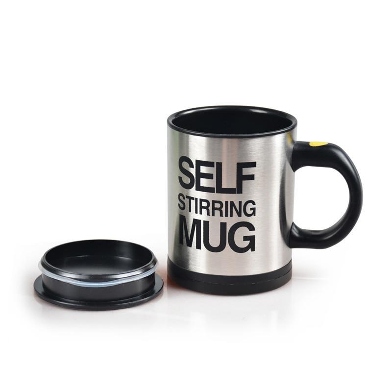 BowLift | 1Pcs Automatic Plain Mixing coffee Tea cup Mugs Drinkware Lazy Self strring mug button high quality Pressing