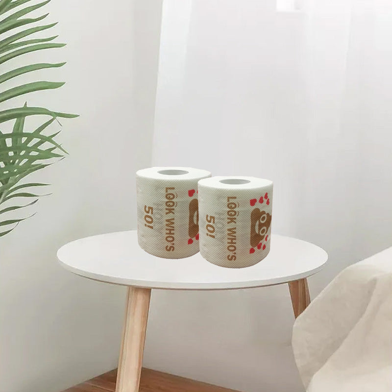 BowLift | Poop Happy Birthday Printed Toilet Paper