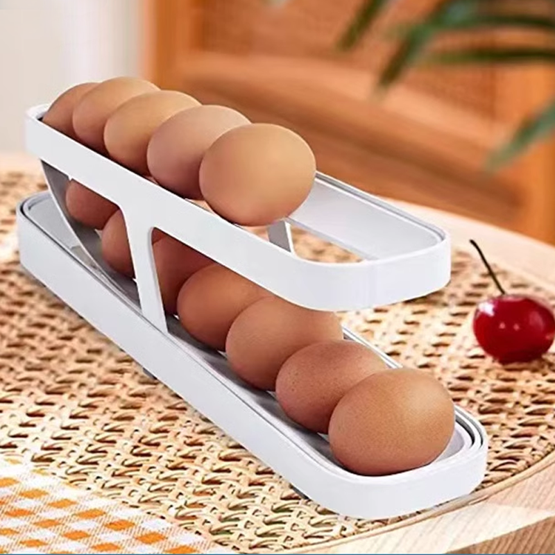 BowLift | Automatic Scroll Egg Holder Storage Box