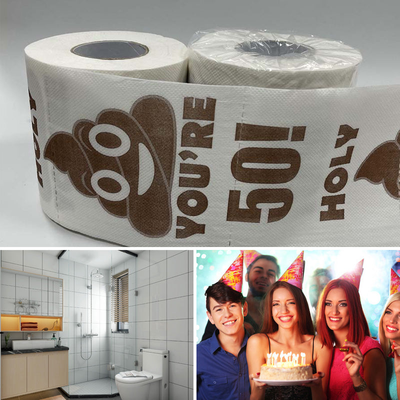 BowLift | Poop Happy Birthday Printed Roll Paper