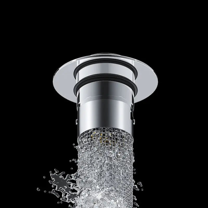 BowLift | Stainless Steel Pop-Up Drain Strainer for Effortless Clog Prevention