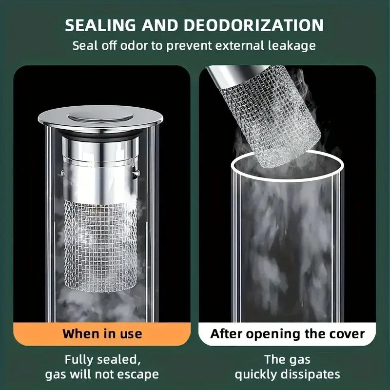 BowLift | Stainless Steel Pop-Up Drain Strainer for Effortless Clog Prevention