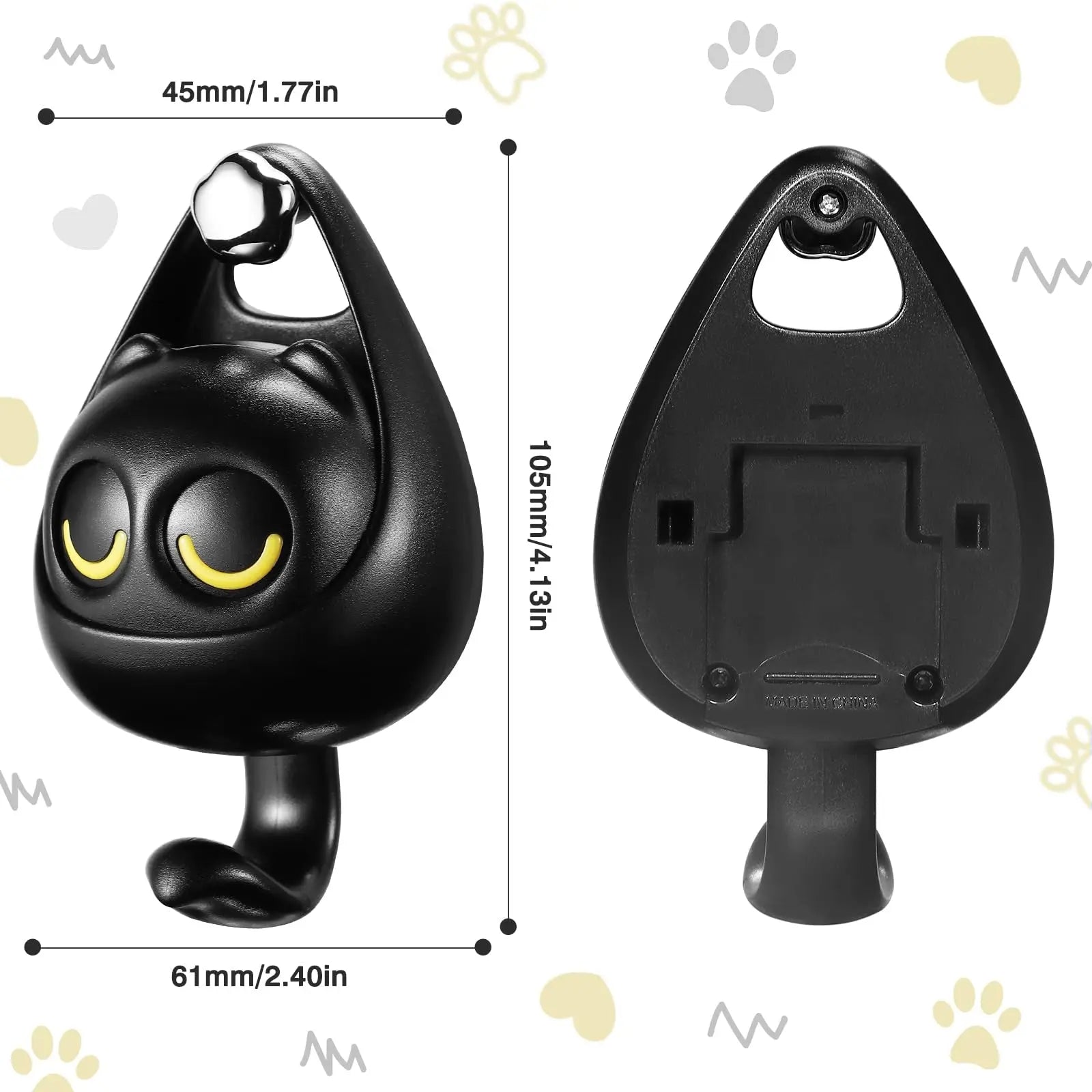 BowLift | Self-adhesive Cat Hooks – Cute, Sturdy & No Drilling