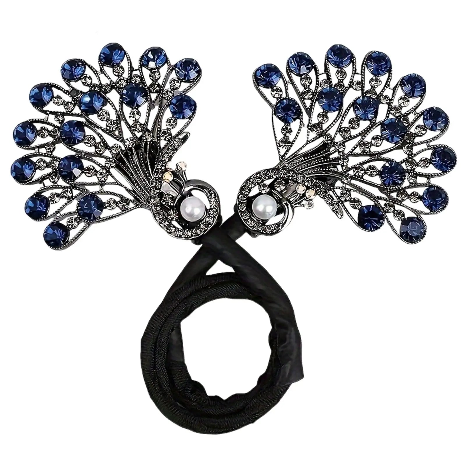 BowLift | | Vintage Peacock Hair Clip – Elegant & Timeless Accessory
