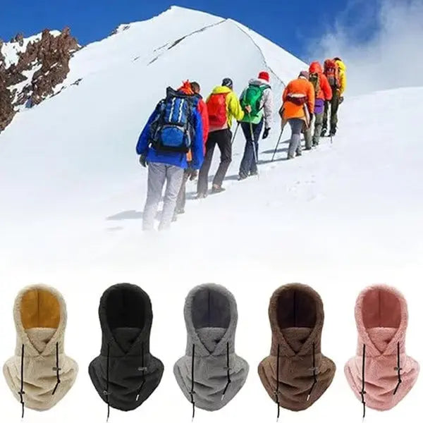 BowLift | Windproof Sherpa Hooded Ski Mask for Ultimate Cold PRedection