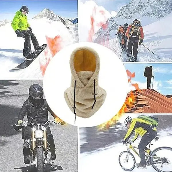 BowLift | Windproof Sherpa Hooded Ski Mask for Ultimate Cold PRedection