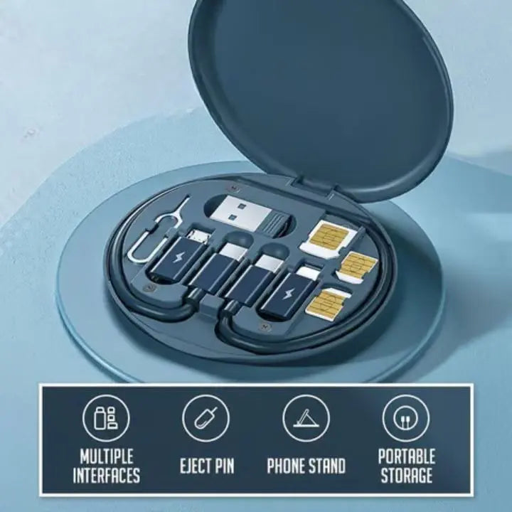 BowLift | 9-in-1 Cable Organizer – Everything for charging & data in one case