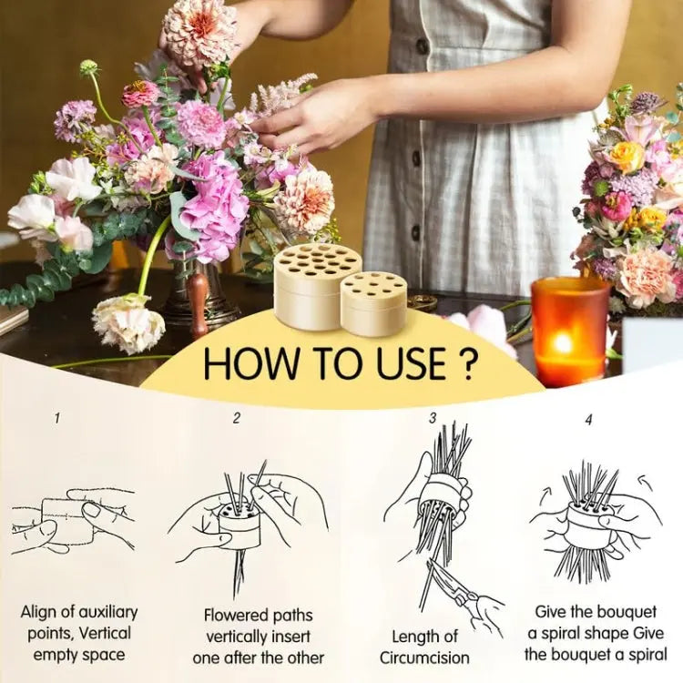 BowLift | DIY Spiral Flower Stem Holder – Effortless Flower Arrangements