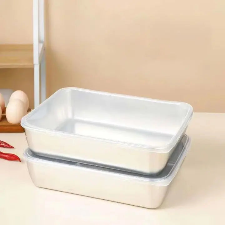 BowLift | Stainless steel can with lid – stackable & leak-proof