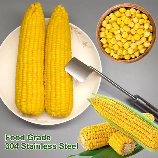 BowLift | Stainless Steel Corn Peeler with Long Handle for Quick Peeling