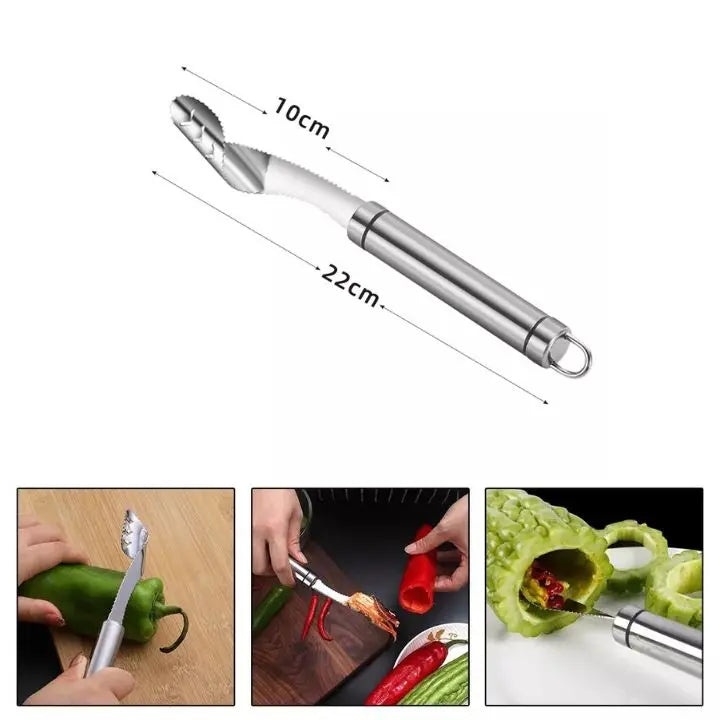 BowLift | Stainless Steel Paprika Seed Remover