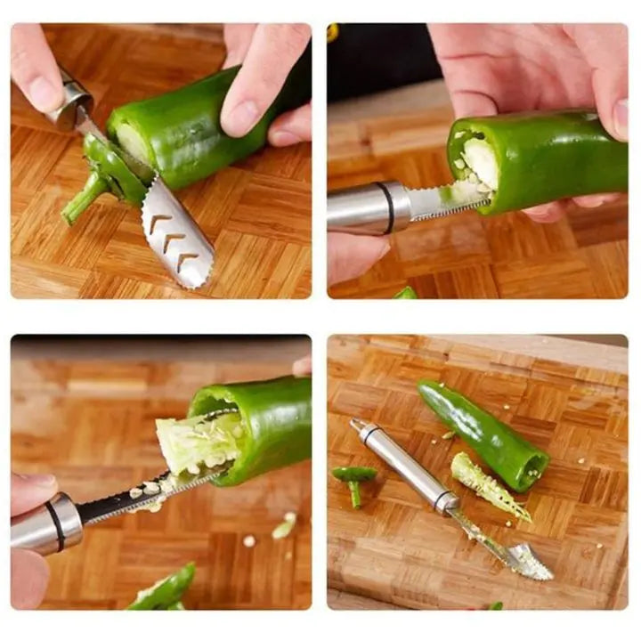 BowLift | Stainless Steel Paprika Seed Remover