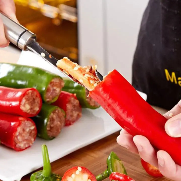 BowLift | Stainless Steel Paprika Seed Remover