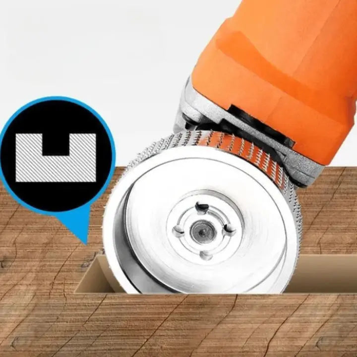 BowLift | Wood Corner Grinding Disc – Quickly & precisely carve