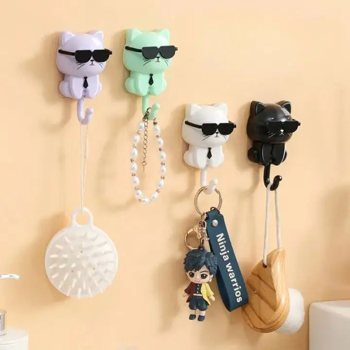 BowLift | Cat-shaped key holder – Self-adhesive & decorative