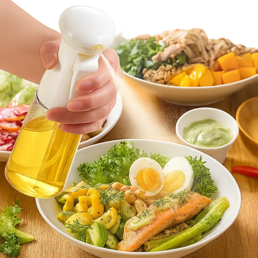 BowLift | Portable Oil Spray Bottle for Even Cooking