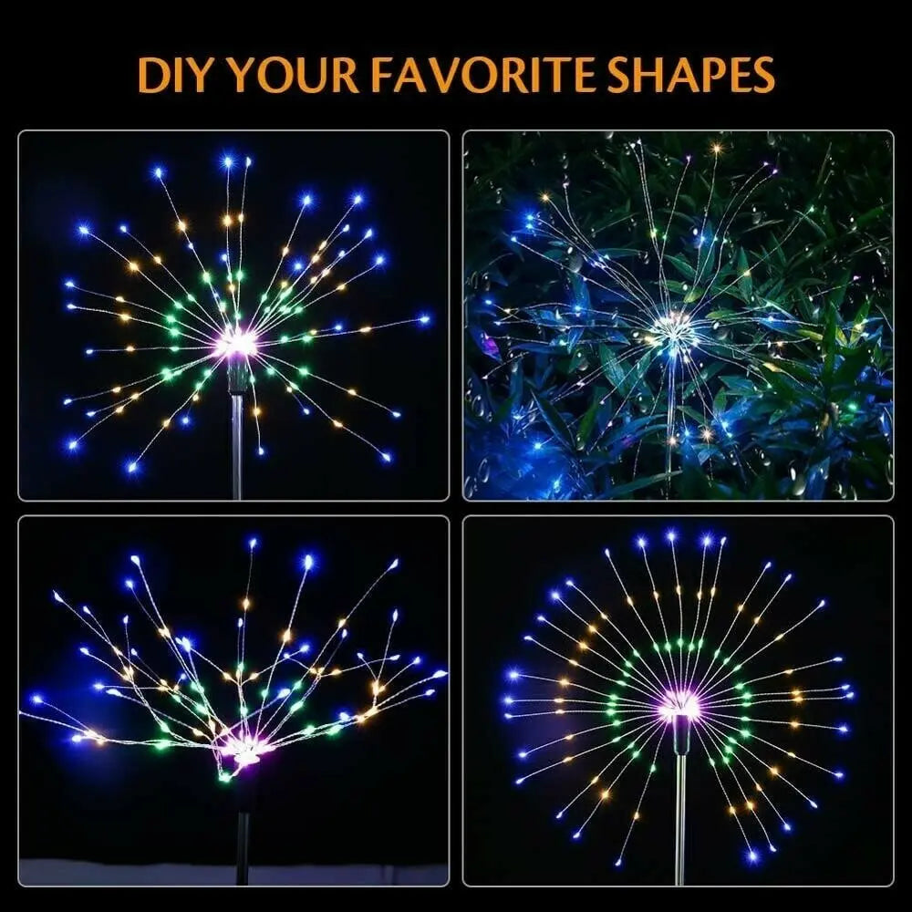 BowLift | Waterproof Solar Garden Fireworks Lamp