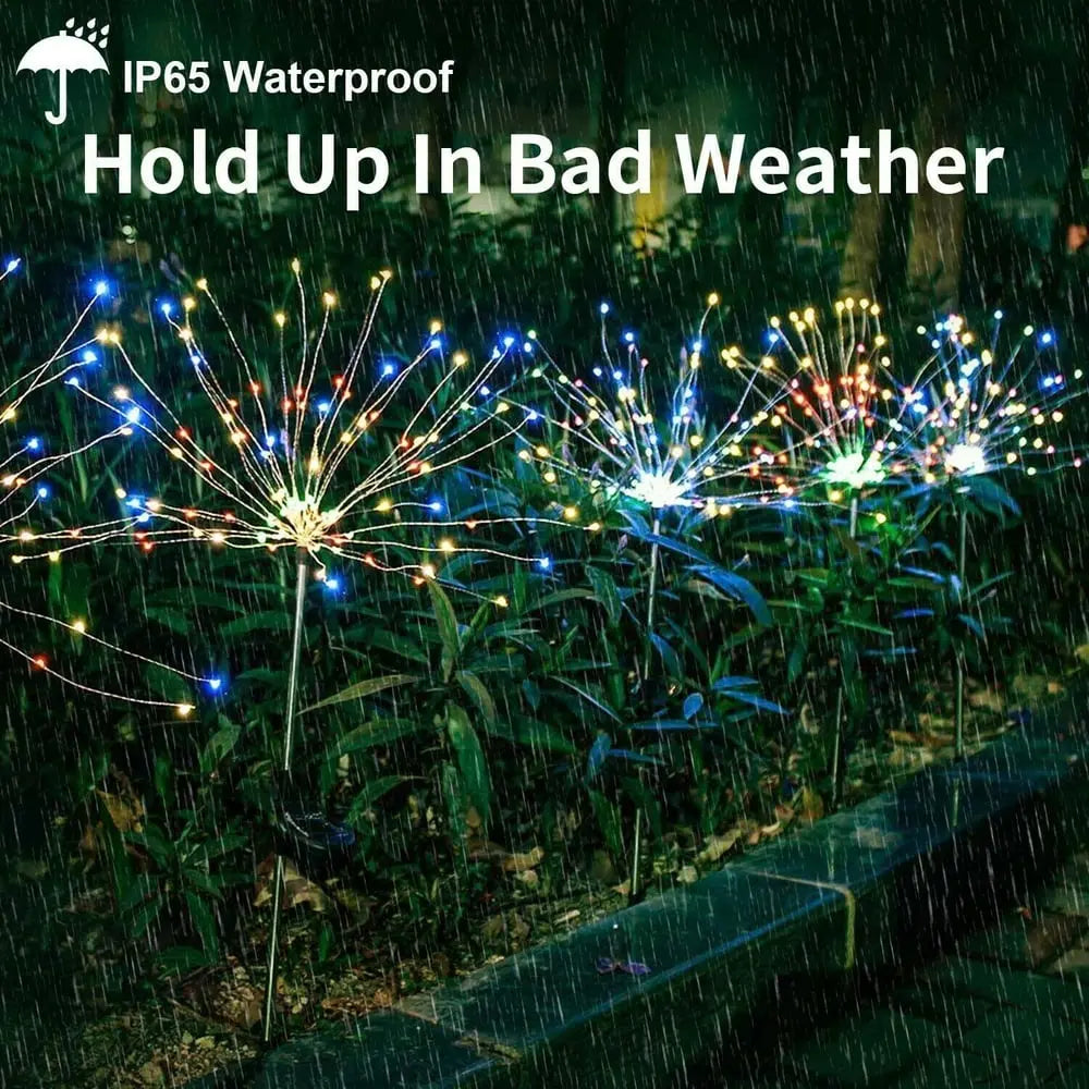 BowLift | Waterproof Solar Garden Fireworks Lamp