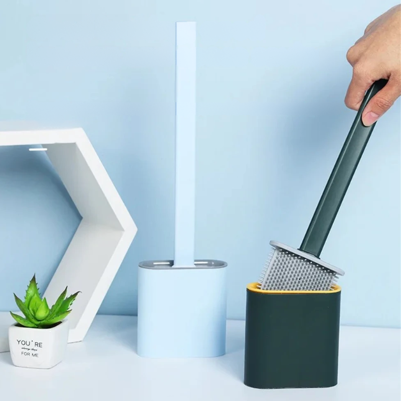 BowLift | Silicone Toilet Brush | Flexible, Long-Lasting Bristles for Advanced Bathroom Hygiene
