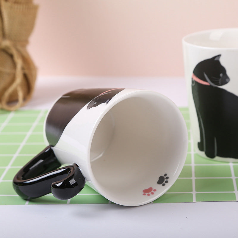 BowLift | Cute Handmade Black Cat Lucky Coffee Cup
