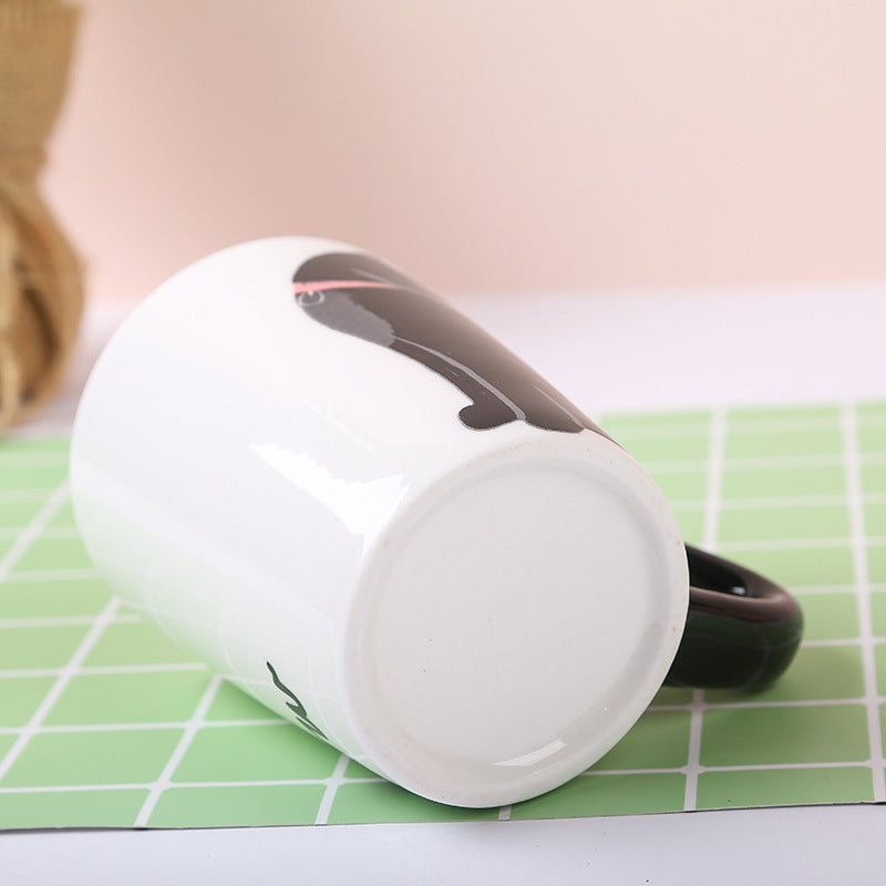 BowLift | Cute Handmade Black Cat Lucky Coffee Cup