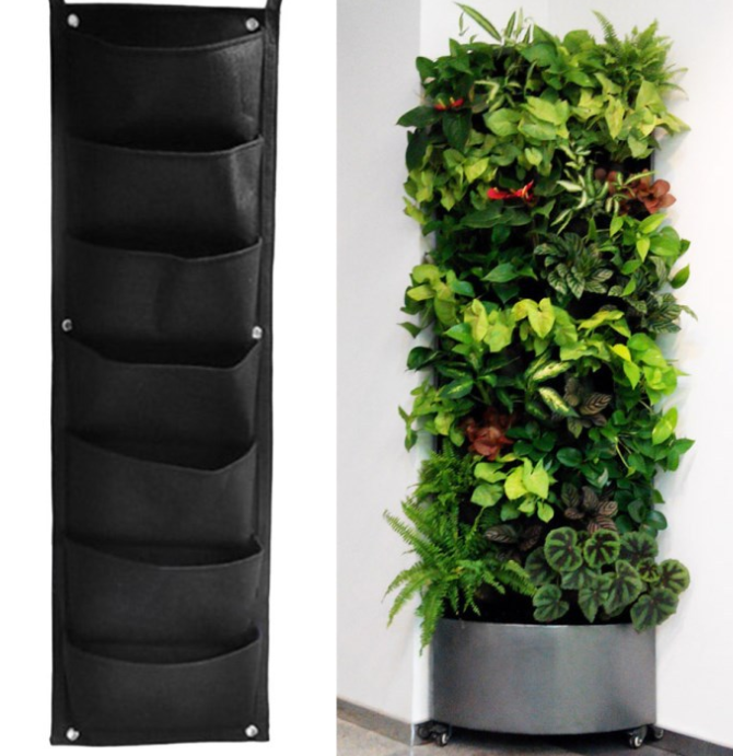 BowLift | Plant wall bags for garden – Vertical planter for indoors and outdoors