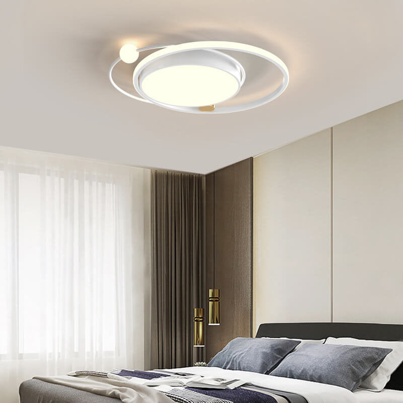 BowLift | Nordic Round Circle LED Ceiling Light flush mounted