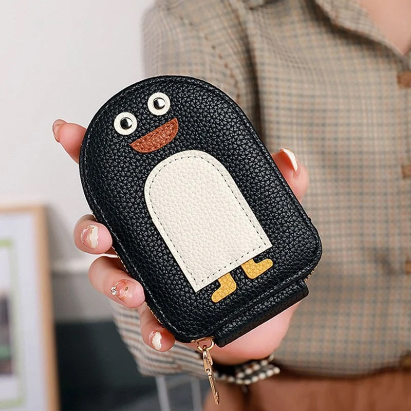 BowLift | Cute Penguins PU Credit Card Coin Purse