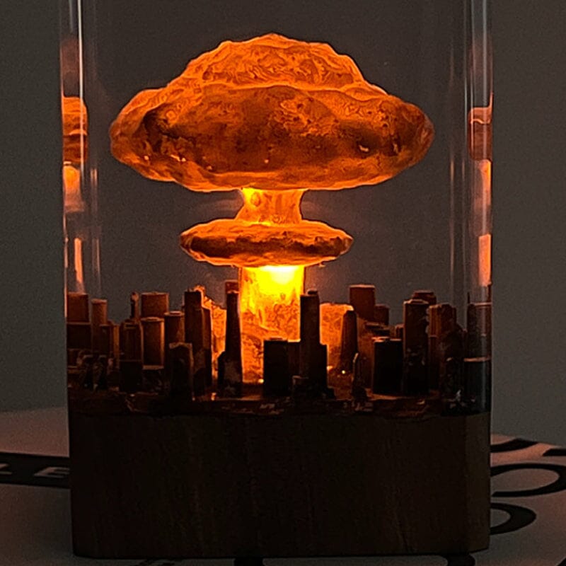 BowLift | Resin lamp with explosive bombs