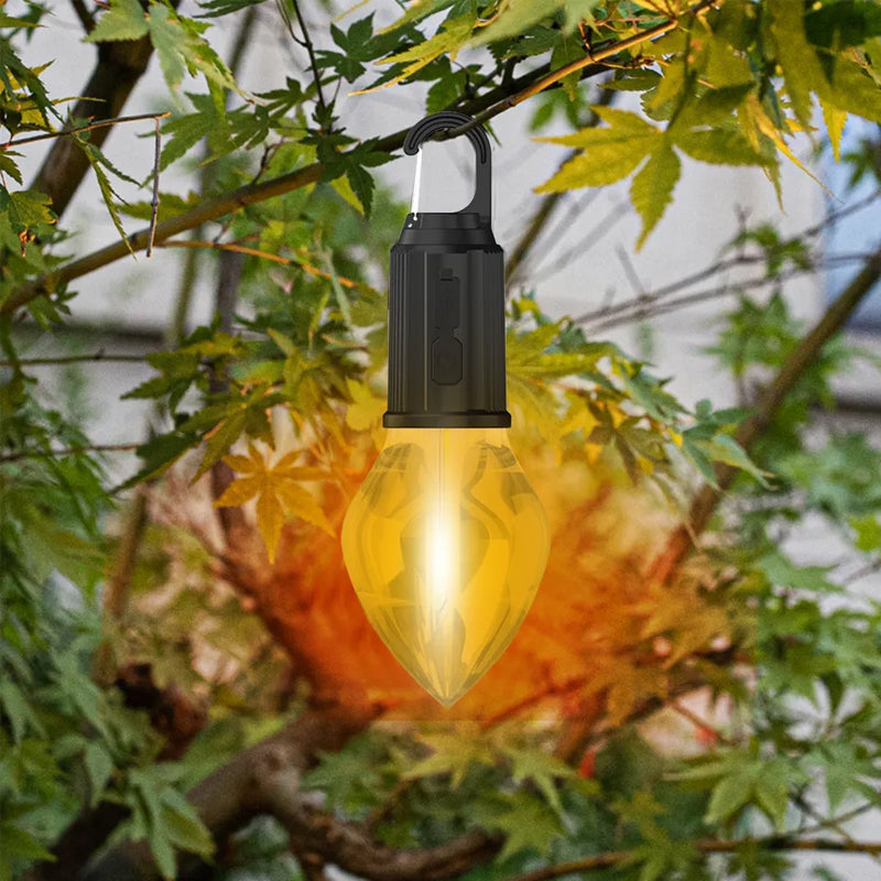 BowLift | New Outdoor Camping Hanging Type-C Charging Retro Light Bulb