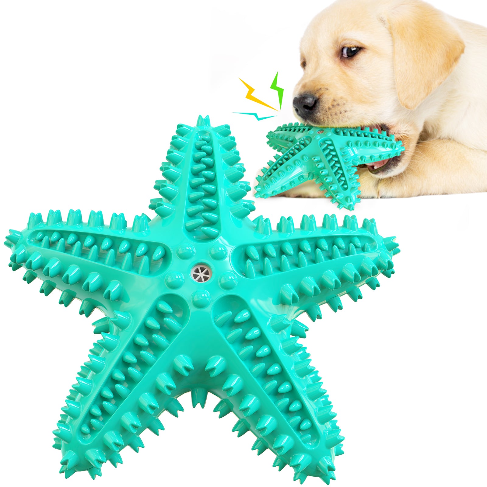 Starfish Dog Toothbrush Chew Toy for Dental Care