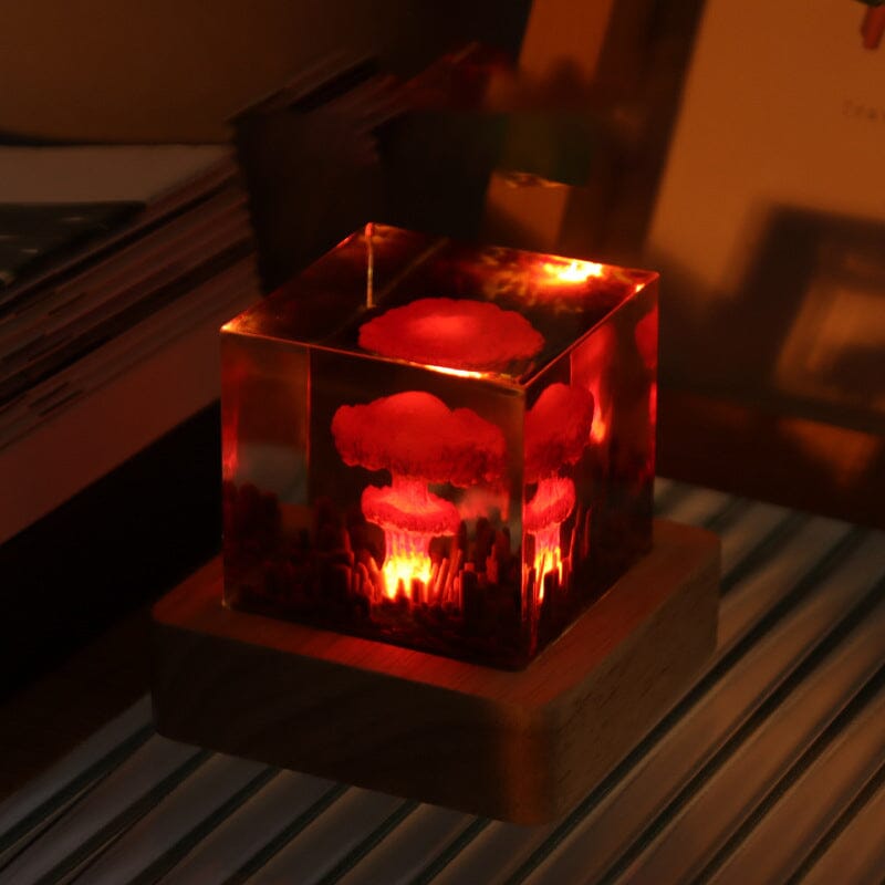 BowLift | Resin lamp with explosive bombs