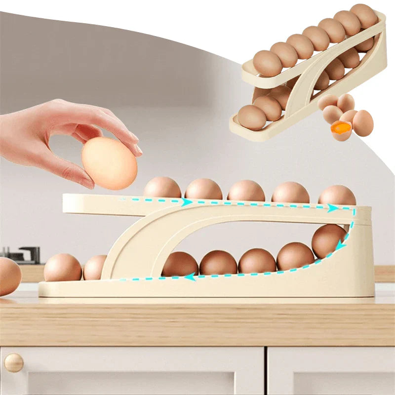BowLift | Self-organizing egg shelf for maximum freshness