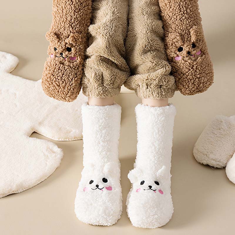BowLift | Little Bear Ultra-thick Cozy Slipper Home Socks