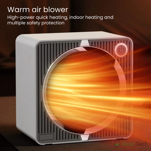 BowLift | 500W Electric PTC Ceramic Heater | Rapid Heating, Energy Efficient & Safe for Indoor Use in Winter